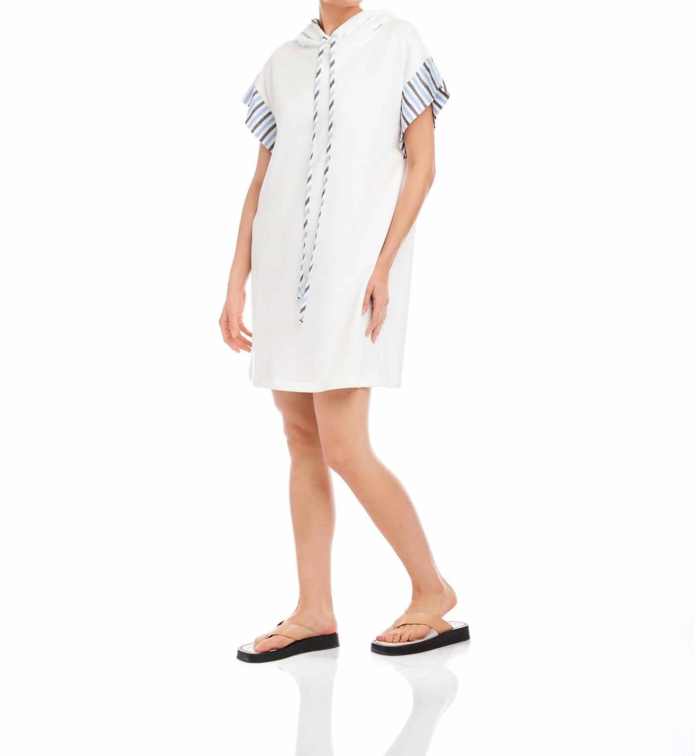 Fifteen Twenty - Dayna Contrast Hoodie Dress