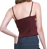 Umgee - Beaded & Embroidered Crop Top