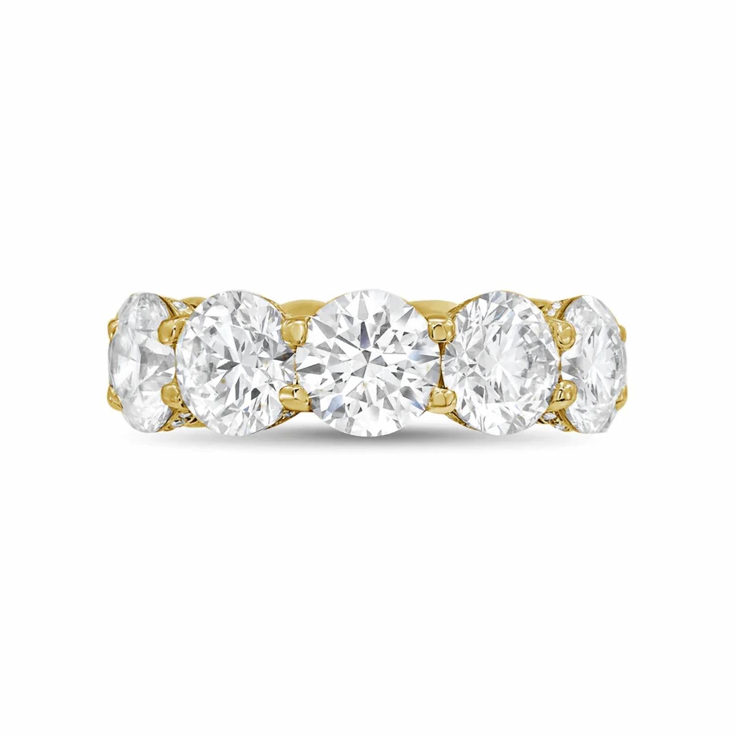 Diana M Jewels - Women's Round Lab-Grown Diamond Eternity Band (5.00 Ct) - Statement
