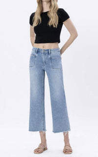 Vervet By Flying Monkey - High Rise Crop Slim Jeans