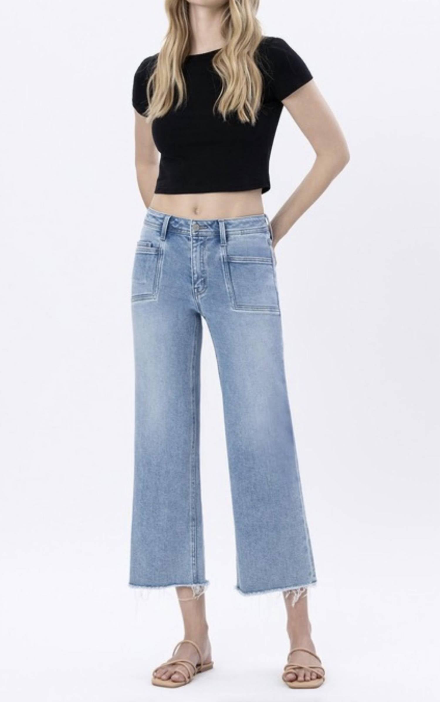 Vervet By Flying Monkey - High Rise Crop Slim Jeans