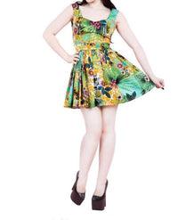 Hearts & Roses - Forest Mini Dress