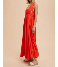 In-Loom - Cassie All Over Embroidered Maxi Dress