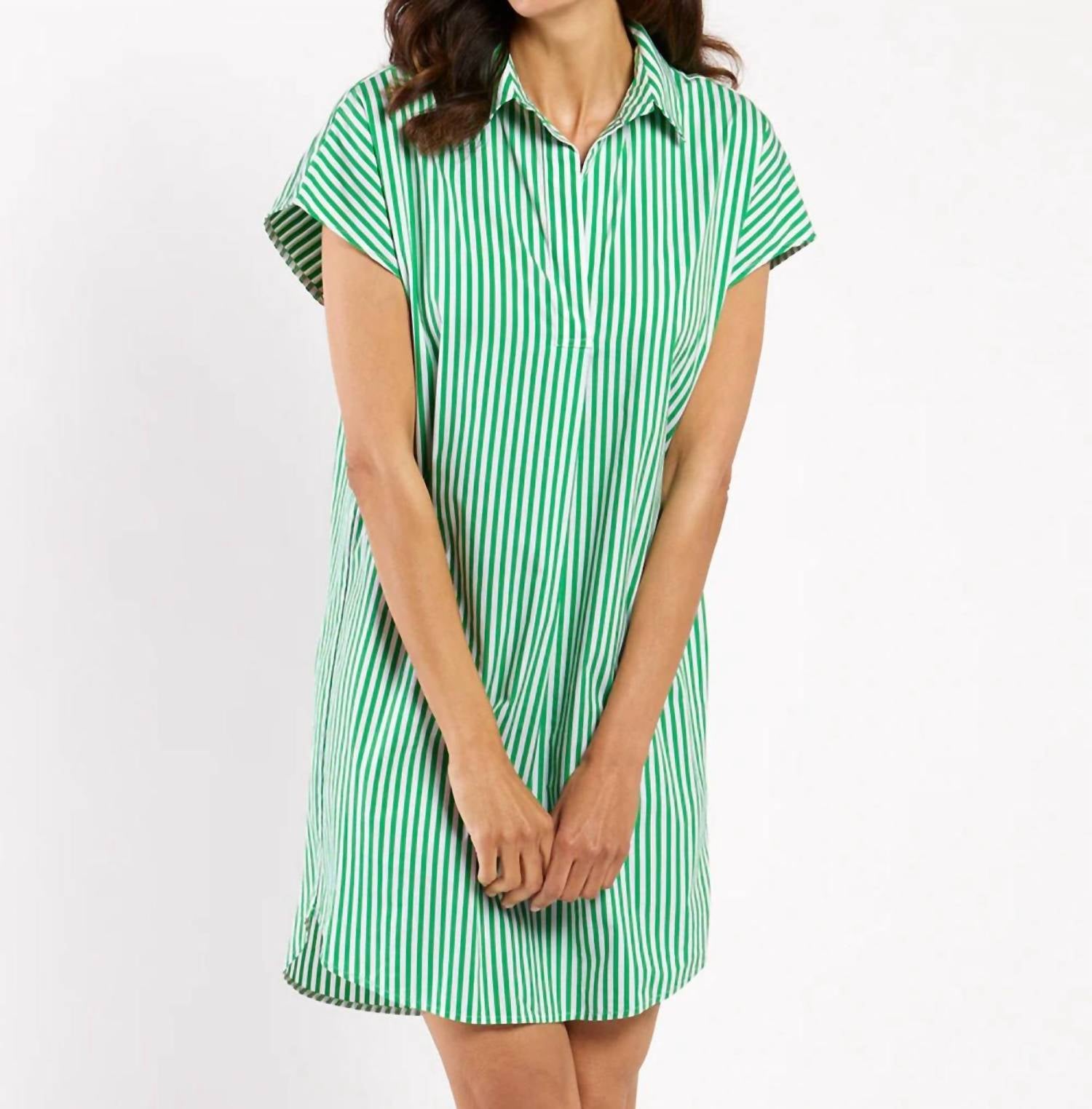 Jude Connally - Carter Cotton Stripe Mini Dress
