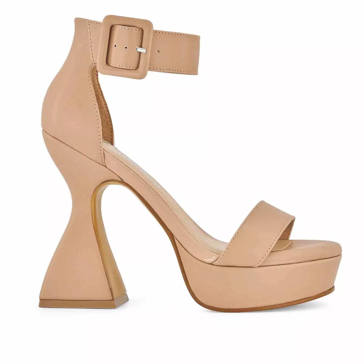 Andrea - Women's High Cone Heel Ankle Strap Sandal