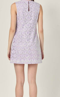 English Factory - Marina Crochet Lace Mini Dress