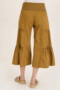 Xcvi - Linen Side-tier Palazzo Pants