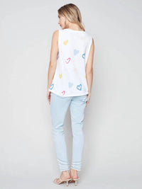 Charlie B - Printed Sleeveless Knit Top
