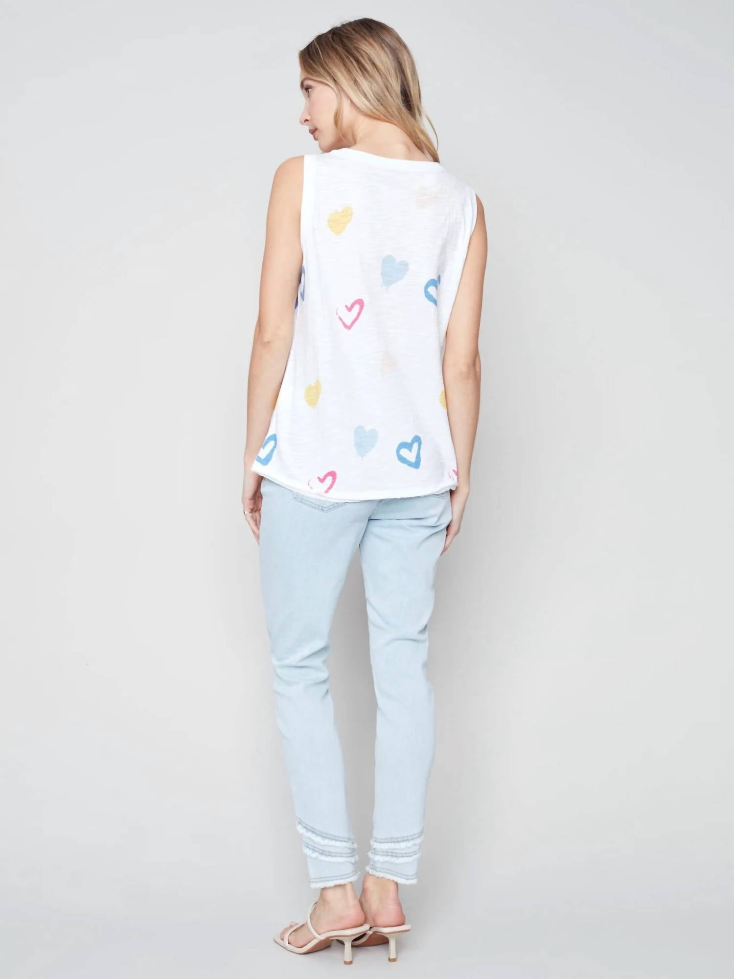Charlie B - Printed Sleeveless Knit Top
