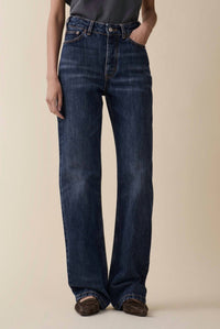 Jeanerica - Virgo Mid Rise Straight Leg Jeans