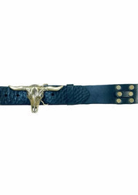 Kim White Handbags & Belts - Women's Steer Belt