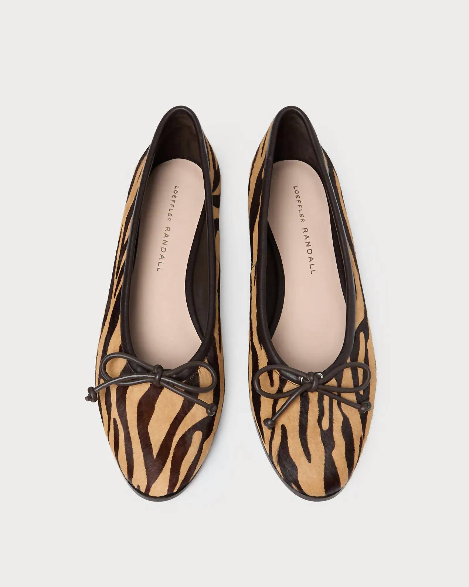 Loeffler Randall - Women's Noelle Zebra Ballet Flat Shoes