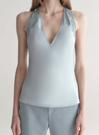 A.L.C. - Wes Satin And Lace Top