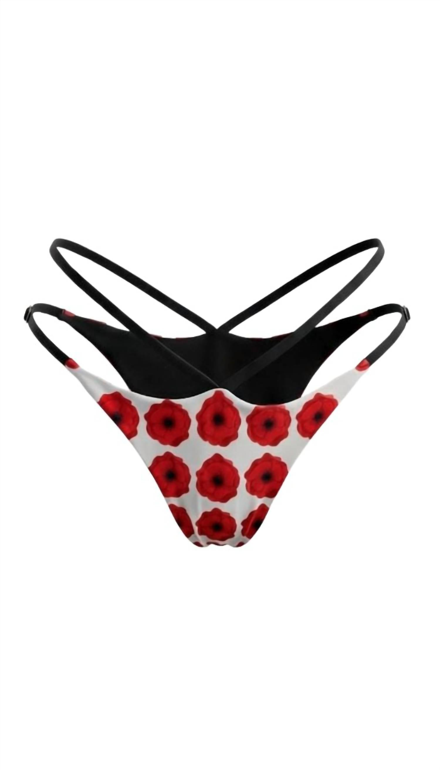 Voglia Swimwear Halle Bikini Bottoms in red - women's swimwear - view 4