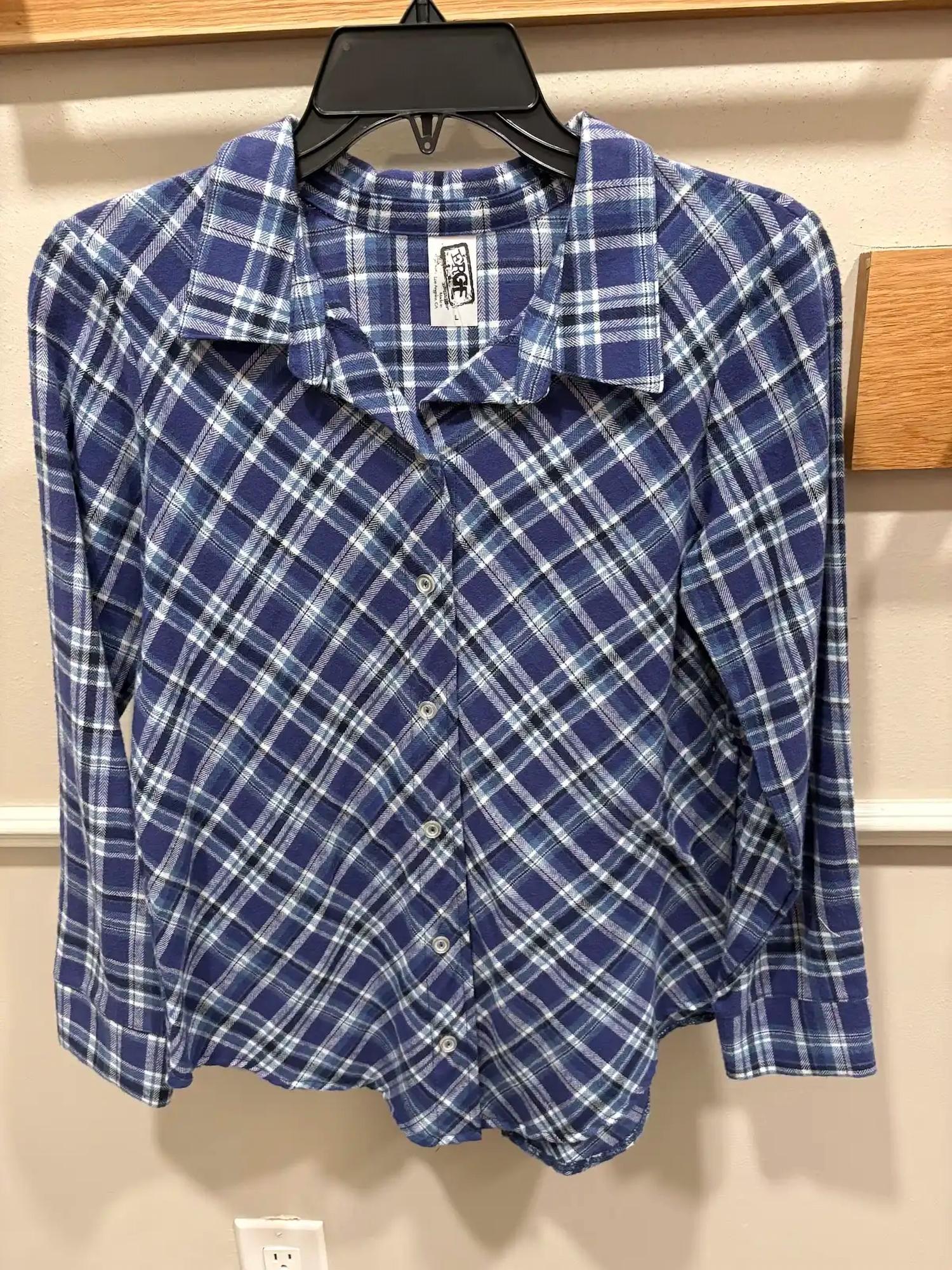 Erge - Girls Plaid Top