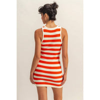 Hyfve - Kenna Striped Sleeveless Bodycon Mini Dress