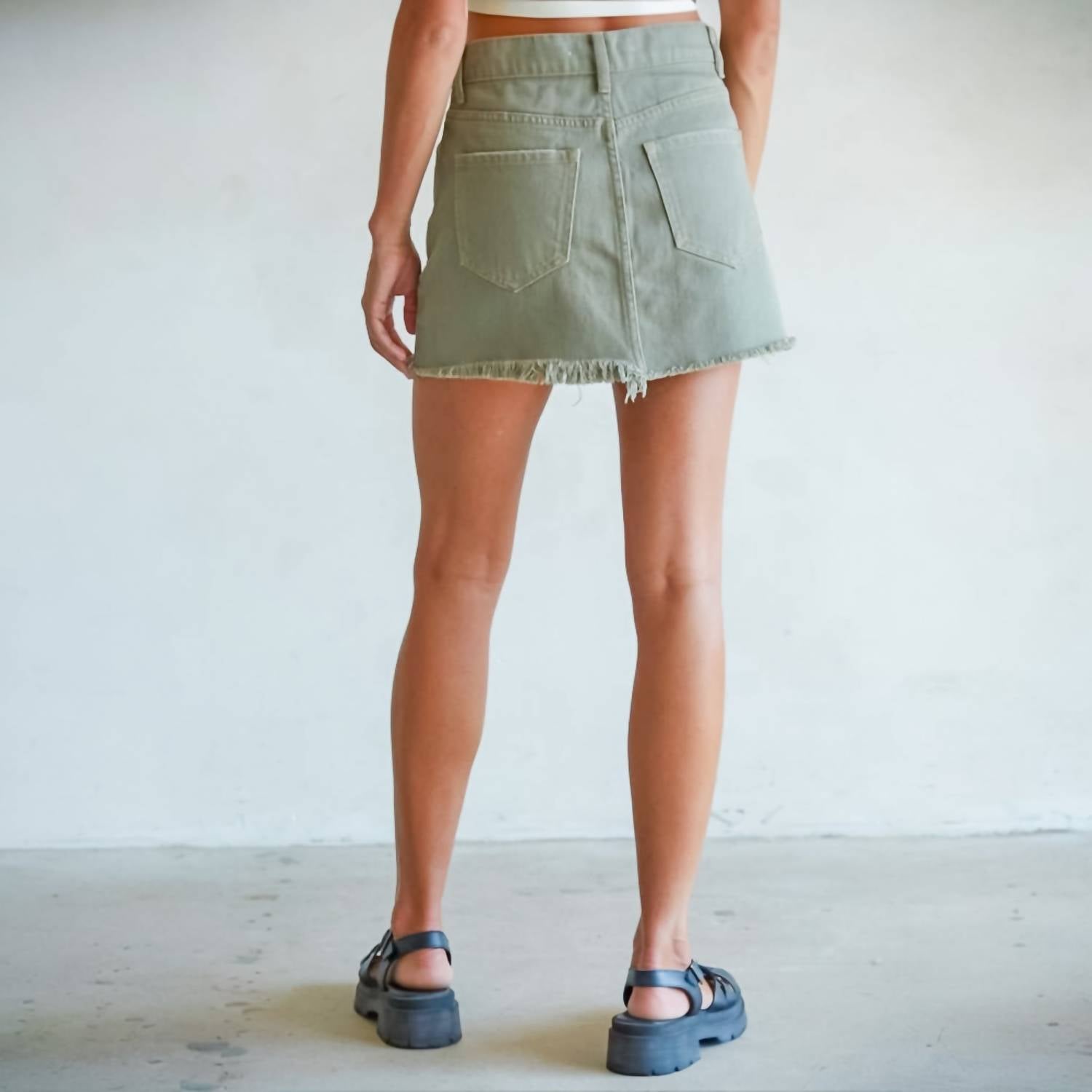 Hoity Toity - Denim Mini Skirt