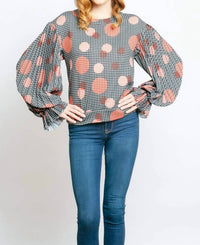 Eva Franco - Hart Pleated Sleeve Top