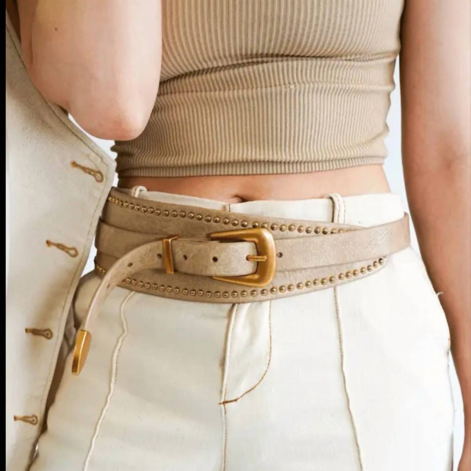 Most Wanted - Women's Studded Garde Western Belt