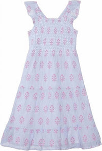 Hatley - Girl's Wildflower Seersucker Smocked Dress