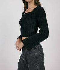 Sage The Label - Camille Square Neck Sweater