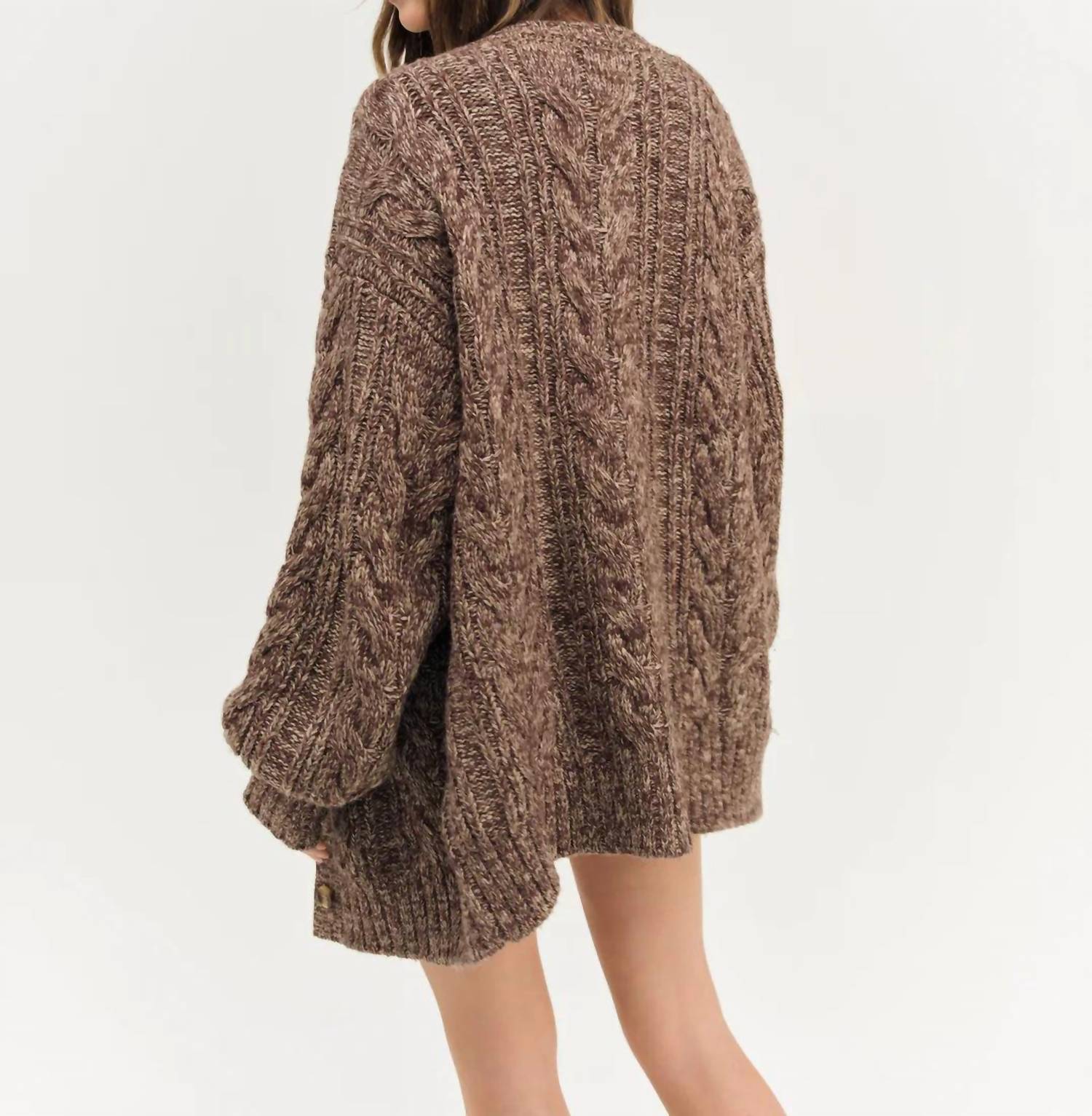 For Love & Lemons - Women's Knit Oversized Cardigan