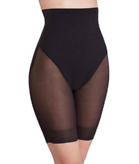 TC Fine Intimates Firm Control High-waist Thigh Slimmer in black - women's intimate