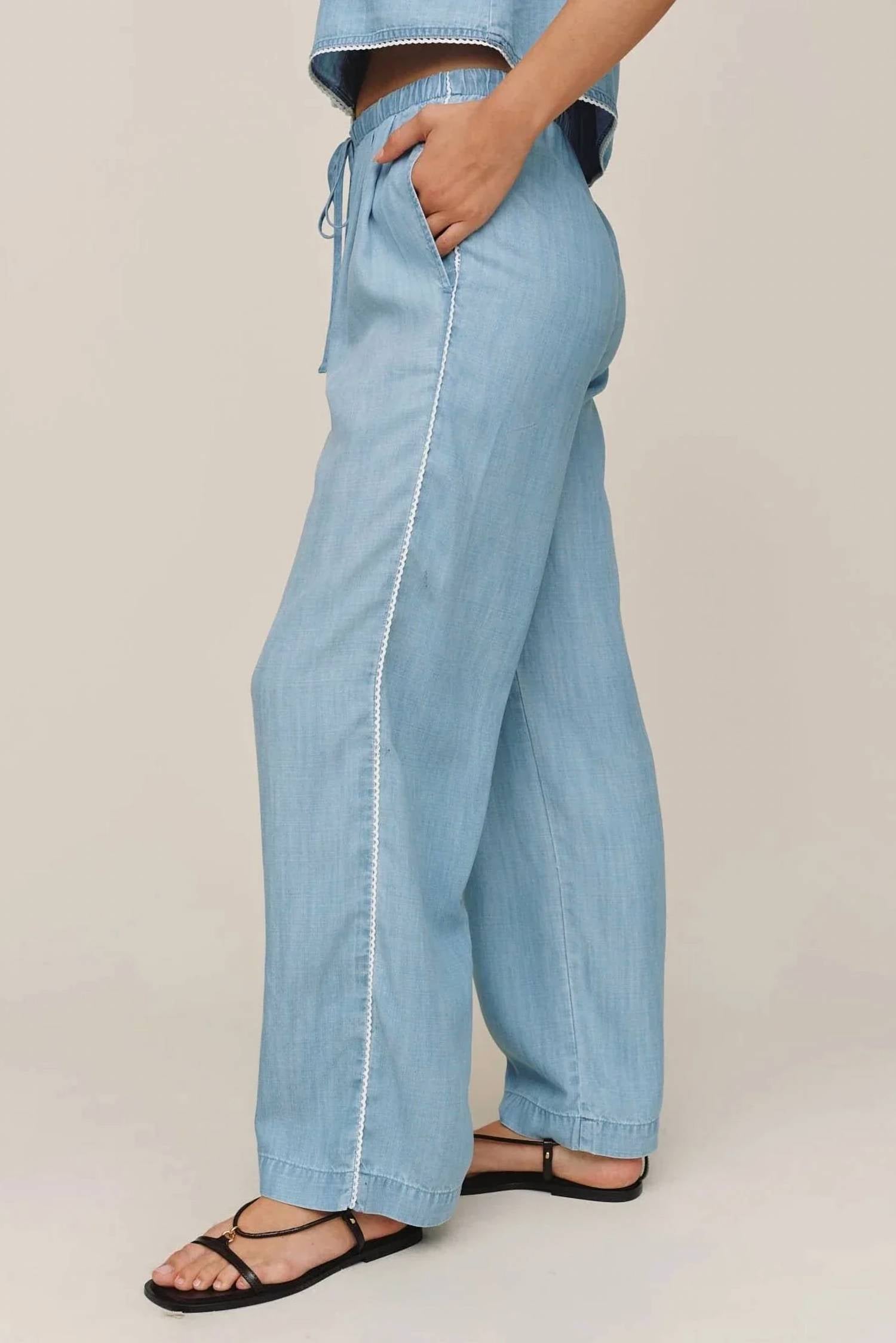Bella Dahl - Scallop Side Seam Pants