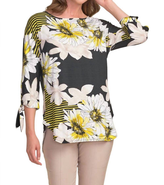 Joseph Ribkoff - DAISY PRINT TOP