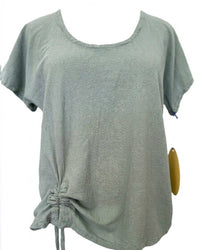Oh My Gauze! Women's Ana Cotton Top in agave - men's t-shirt