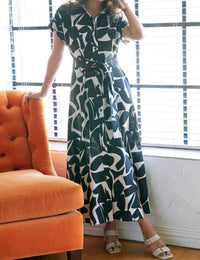 Finley - Chantal Puzzle Print Dress