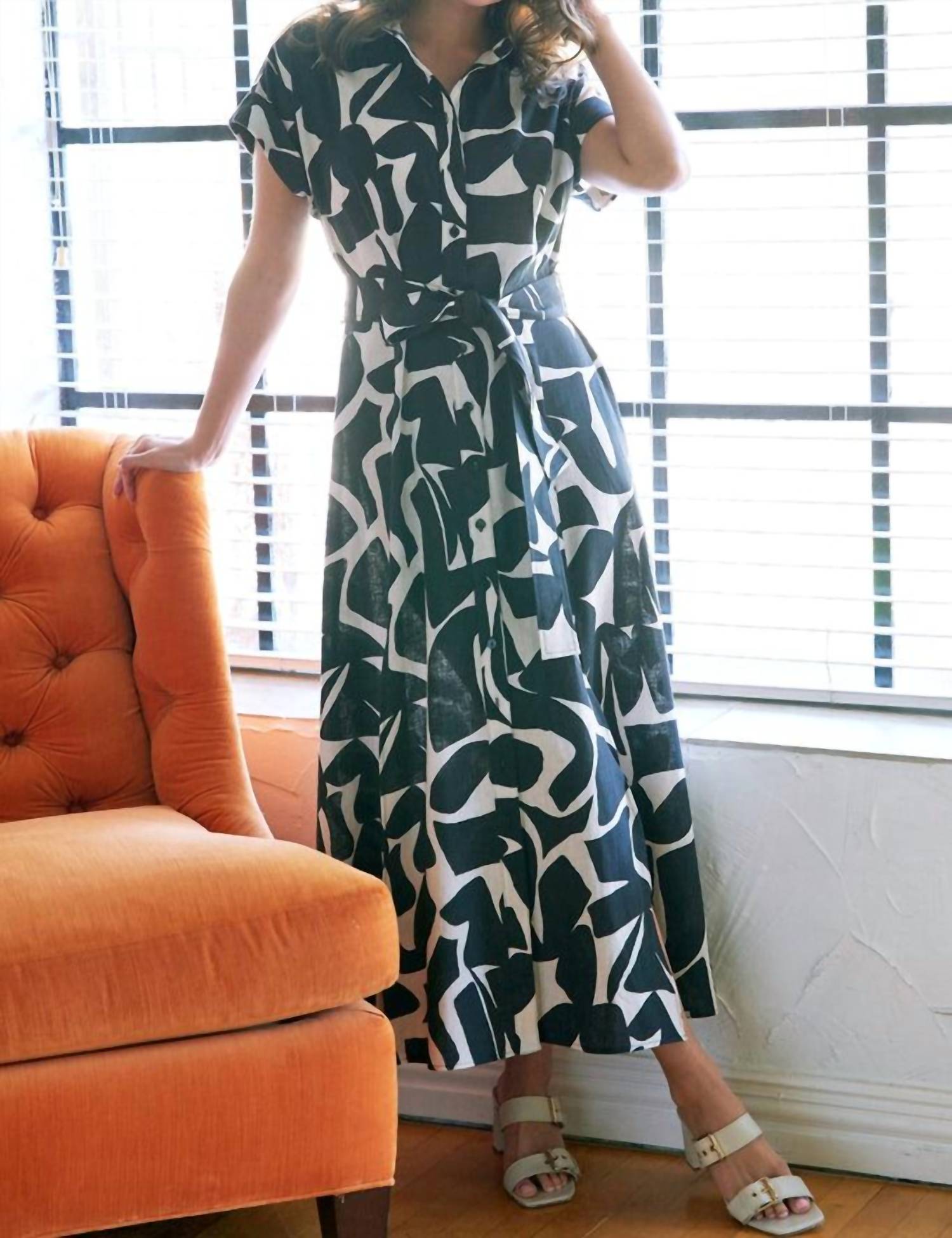 Finley - Chantal Puzzle Print Dress