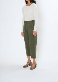 Pas De Calais - High Thread Count Cotton Linen Baker Pants