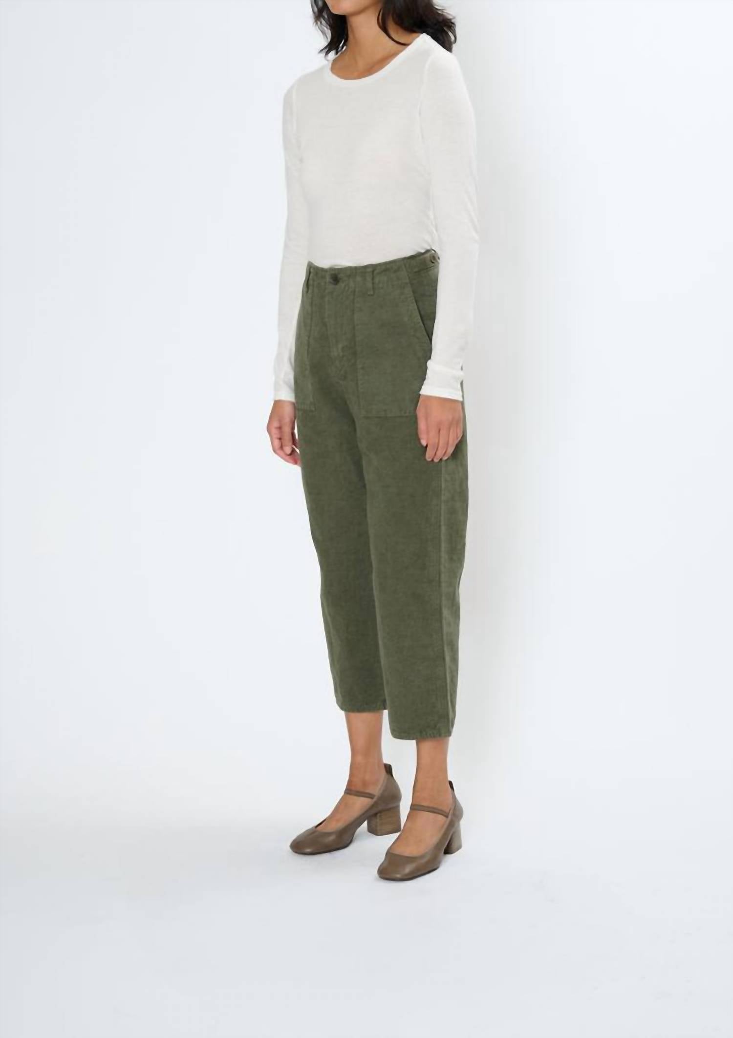 Pas De Calais - High Thread Count Cotton Linen Baker Pants