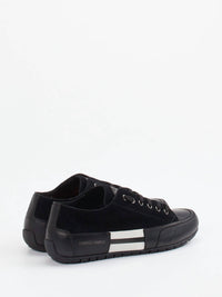 Candice Cooper Women's Rock Patch Fashion Leather Sneakers in black white - women's sneaker - view 4
