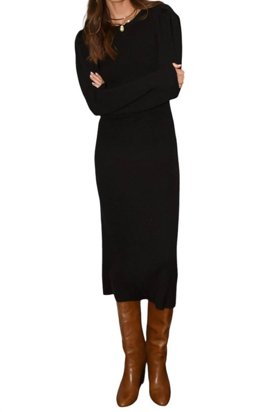 Greylin - HONOR SWEATER KNIT MIDI DRESS