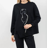 Terra - Line Art Crew Neck Sweater