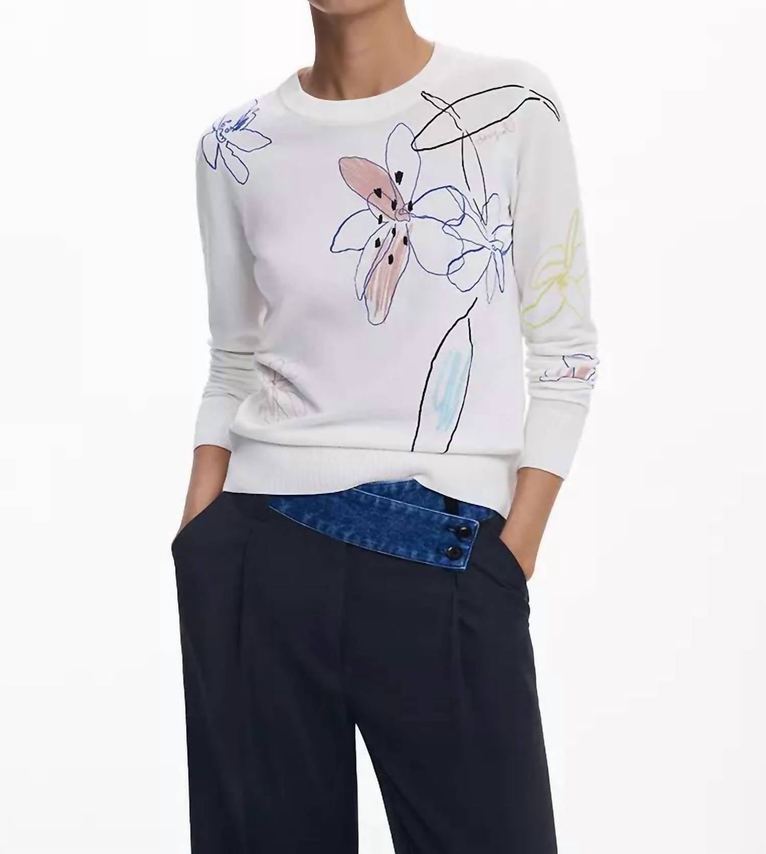 Desigual - Jers Arty Thin Gauge Sweater