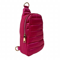 Ahdorned - Women's Eliza Quilted Puffy Sling Bag