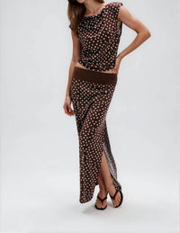Free People - Heat Wave Polka Dot Skirt Set