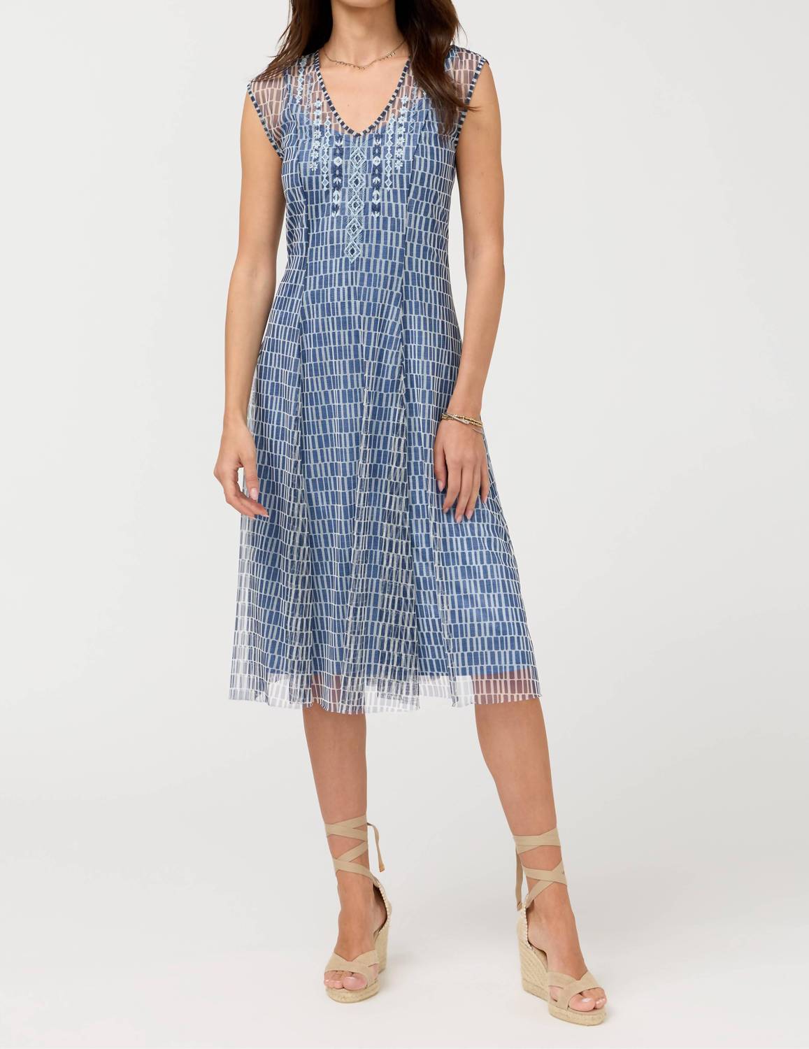Johnny Was - DOROTEA MIDI MESH DRESS