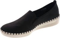 Skechers Women's Sepulveda 2.0 Flat Shoe in black - women's flats - detail view