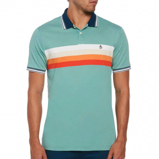 Original Penguin - Interlock Chest Stripe Polo Shirt