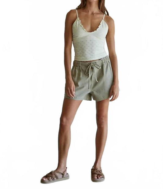 By Together - Woven Wide Leg Shorts
