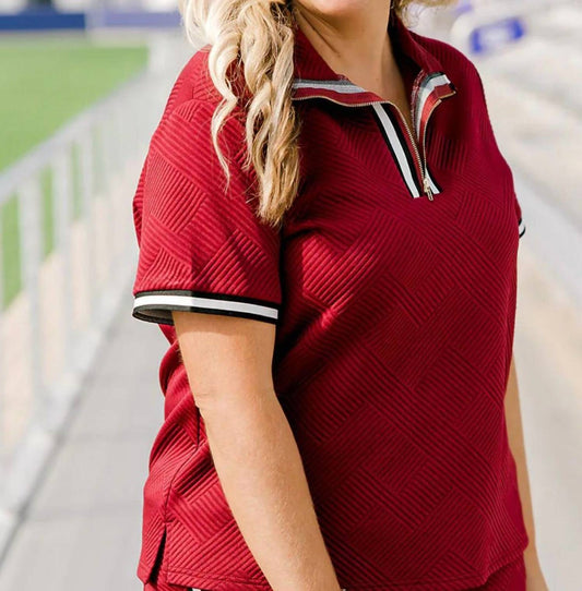 Layerz Clothing - Daisy Textured Top