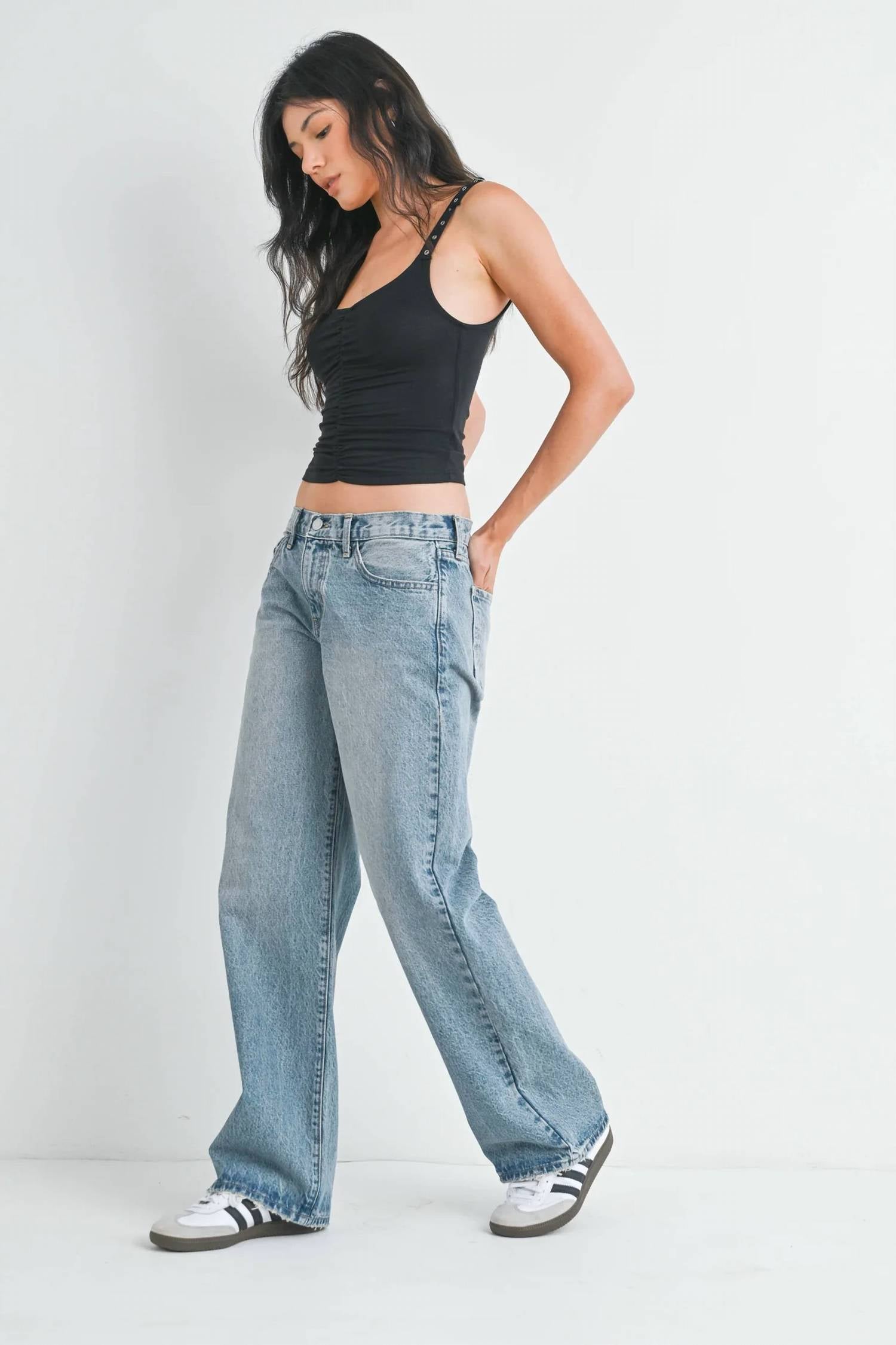 Just Panmaco Inc. - Low Rise Baggy Slouch Jeans