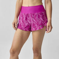 BROOKS Chaser 2.0 3" Running Shorts in magenta aqueous - women's shorts