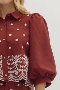 Entro - Sienna Embroidered Set
