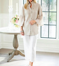 Arte Italica - Kendall Ruffle Sleeve Blouse
