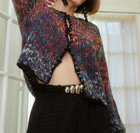 ALLISON NEW YORK Dora Cardigan in rainbow - women's cardigan - view 6